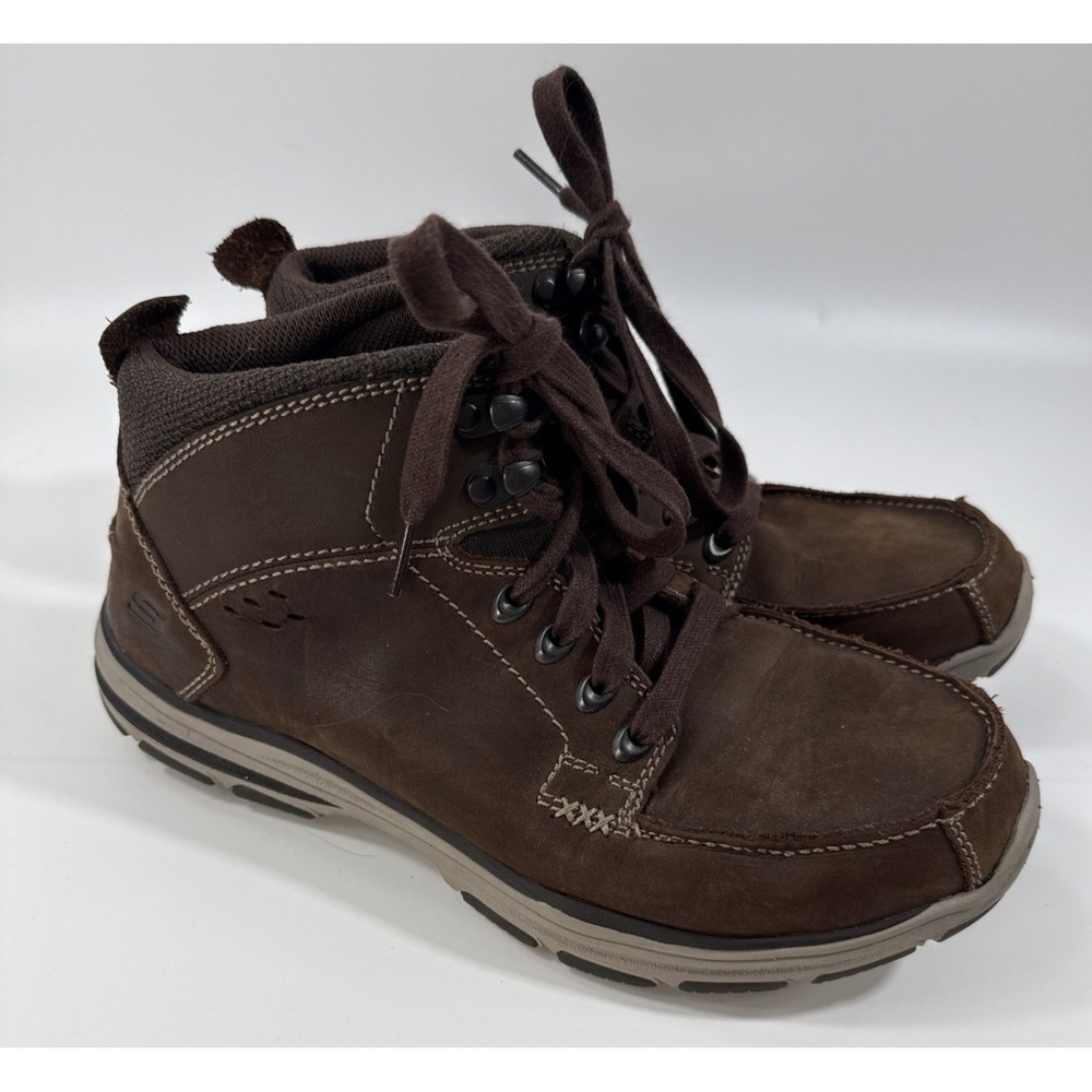 Skechers mens Garton Dodson Ankle boots size 8 brown